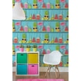 thumbnail image 4 of Fine Décor Kids Teal Tropical Shelves Wallpaper, 4 of 5
