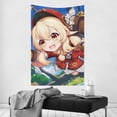thumbnail image 4 of Genshin Impact Tapestry Dorm Decor Wall Hanging Tapestries Window Curtain Picnic Mat Beach Blanket 60x40 Inch, 4 of 9