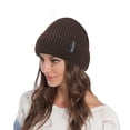 thumbnail image 4 of Gorros de invierno para mujer, gorros de invierno para mujer y hombre con forro polar cálido para clima frío, gorro de moda para mujer con calavera, 4 of 5