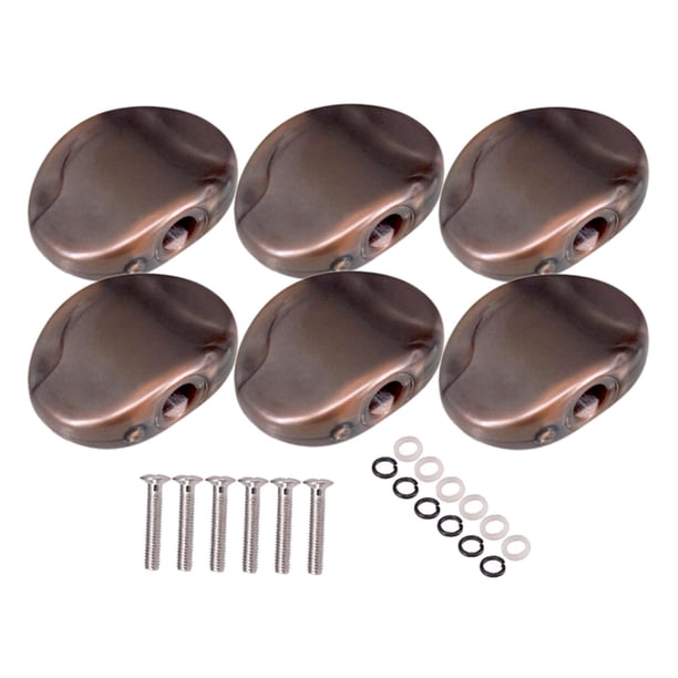 6 Piezas Clavijas de Afinación Guitarra Folclórica Acústica Estilo 2 Hugo