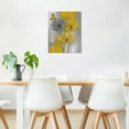 thumbnail image 2 of Farmhouse Yellow Dandelion Wall Art for Living Room Rustic Grey Floral and Butterfly Pictures Wall Decor Flower Nature Plant Framed Canvas Wall Art Bedroom Bathroom Home Decor,16L X 12W inches, 2 of 6