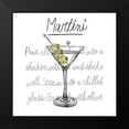 thumbnail image 2 of McCavitt, Naomi 20x20 Black Modern Framed Museum Art Print Titled - Classic Cocktails Collection E, 2 of 5