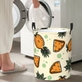 thumbnail image 5 of ZICANCN Laundry Basket Organizer, Pineapple Fruit Seamless Pattern Collapsible Hamper for Bathroom Bedroom Laundry Room, Medium Size, 5 of 7