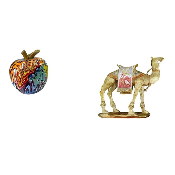 Estatua de estatuilla,Estatuas de resina Escultura Decoración del hogar Mini,Figura de escritorio,Figura de camello,decoración moderna,regalo de inauguración de la casa,Estatua de animal de