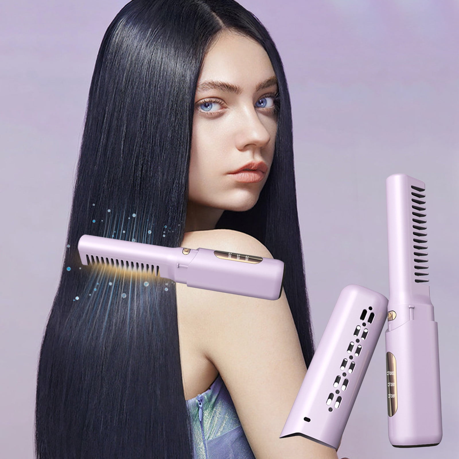 Tarmeek Wireless Hair Straightener ush Upgraded Portable 1.2 inch 1.2 inch 1Pcs Upgraded Wireless Portable Wireless Hair Straightener ush Great for Spring and Daily Life Gift for Women