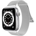 thumbnail image 1 of Magnetic Band Compatible with Apple Watch 42mm 44mm 45mm, Stainless Steel Mesh Strap with Adjustable Loop, Metal Wristband for iWatch Series SE 7/6/5, 1 of 4