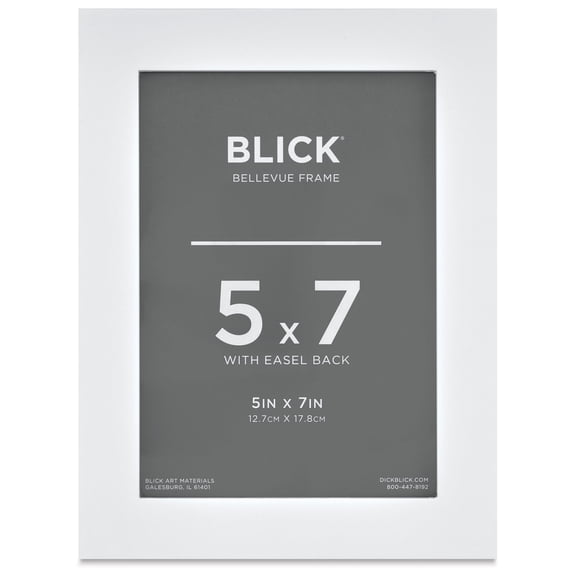 Blick Bellevue Frame - White, 5" x 7"