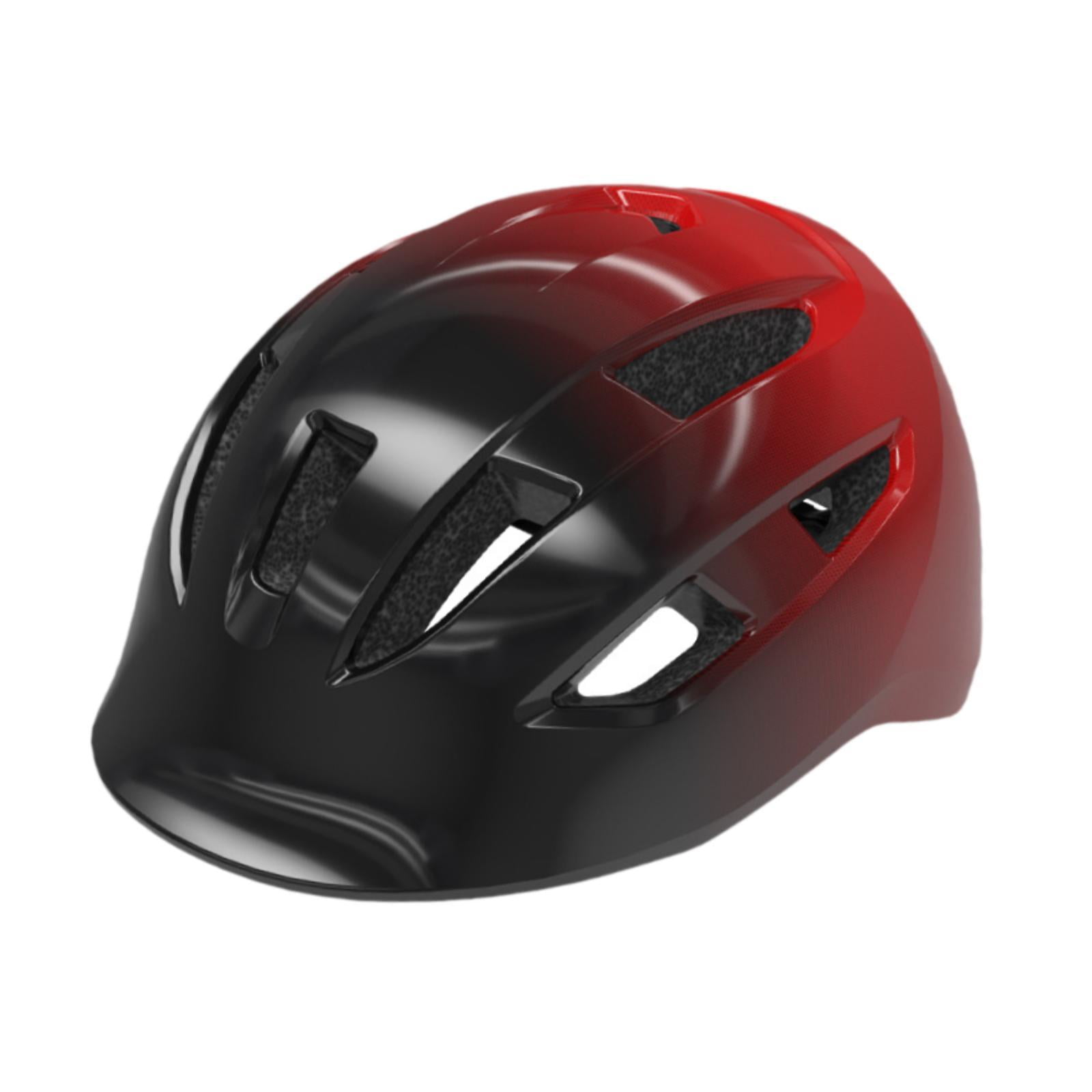DimyFew Bike Helmet for Adults Comfortable Men Women Impact Resistant Helmet Black and Red