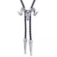 thumbnail image 1 of Corbata bolo estilo occidental,Bolo Tie Cabeza de Cabra Vaquero Occidental Hombres Mujeres,Colgante de rodeo con diseño de vintage americana,Collar retro de moda con lazos de bolo de, 1 of 7