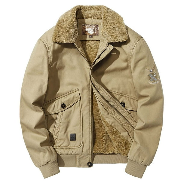 Plush mens shop jacket