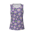 thumbnail image 4 of Gaeub Daisies Flowers Women's Workout Tank Tops Lightweight Sleeveless Shirts for Women for Athletic Running Tennis Yoga - XX-Large, 4 of 9