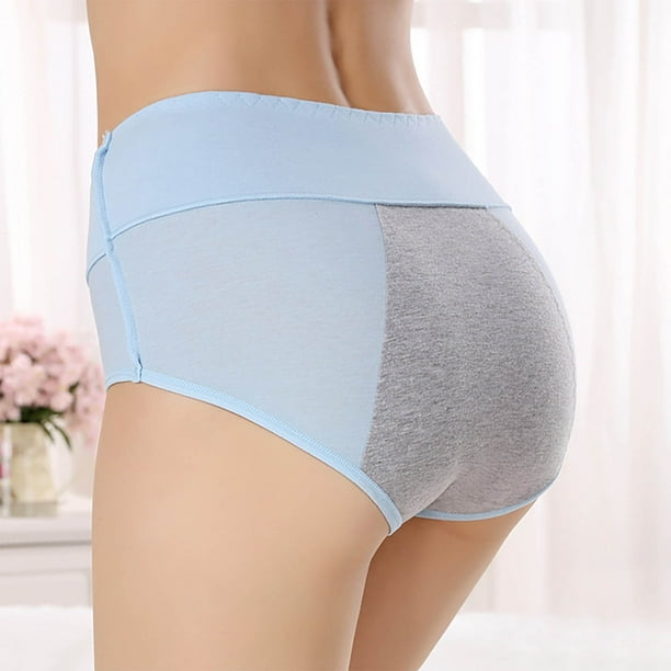 Puntoco Ropa interior breve para mujer, calzoncillos sólidos de moda para mujer, ropa interior cómoda de algodón de cintura alta, bragas para mujer, calzoncillos