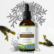 Secrets Of The Tribe Bladderwrack Tincture Dietary Supplement, Natural Herbal Extract for Thyroid Function Support, Bladderwrack (Fucus vesiculosus) Dried Plant, Alcohol Extract, Drops 4 oz