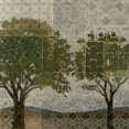 thumbnail image 2 of Meagher, Megan 26x26 Black Ornate Wood Framed with Double Matting Museum Art Print Titled - Patterned Arbor II, 2 of 4