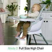 Ingenuity Beanstalk Baby to Big Kid 6-in-1 High Chair, Booster Seat and More, Newborn to 5 Yrs - Ray