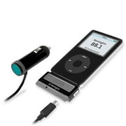 Kensington QuickSeek FM Transmitter for iPod - FM transmitter / charger for car - for Apple iPod (4G, 5G); iPod nano (1G, 2G)