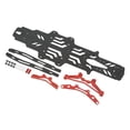 thumbnail image 2 of RC Drift Racing Chassis, Easy Installation RC Chassis Frame Hollow Design Reasonable Hole Position With Clear Spacers For Outdoor Black, 2 of 8