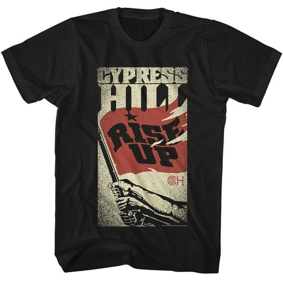 Cypress Hill Rise Up Black Adult T-Shirt