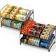 thumbnail image 4 of Simple Houseware Estante Para Latas De 2 Niveles, Color Negro, Paquete De 2, 4 of 5