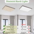 thumbnail image 5 of Vintage Cream Magnetic Fluorescent Light Covers for Ceiling Lights 2x4 Feet, Farmhouse Retro Beige Solid Color Office Classroom Kitchen Drop Ceiling Light Covers Lighting Filters Shade Panel 3 Packs, 5 of 9