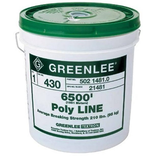 Greenlee 332-430 Poly Ligne 6500&apos;