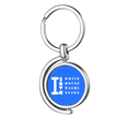 thumbnail image 1 of White House Art Deco Fashion Rotating Keychain Metal Keyring Holder, 1 of 2