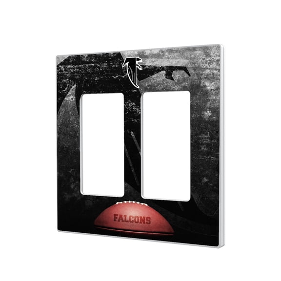 Atlanta Falcons Legendary Design Double Rocker Lightswitch Plate