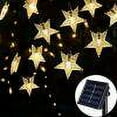 thumbnail image 2 of Walson Solar Fairy Lights Outdoor 7m 50LED/ 10m 100LED Stars Fairy Lights Waterproof 8 Modes LED String Lights for Room Garden Party Decor, 2 of 2