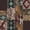 Red Brown Beige, variant on Manfei Boho Geometric Check Twin Quilt Set,Dreamy Floral Twin Coverlet Set,2 Pieces,1 Bedspread and 1 Pillowcase