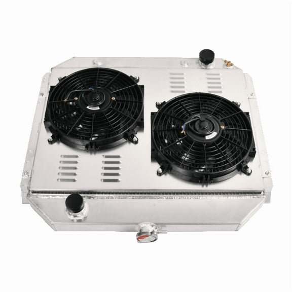 3 Rows Radiator & Shroud Fan for 1966-79 Ford F100/150/250/350 78-79 Ford Bronco