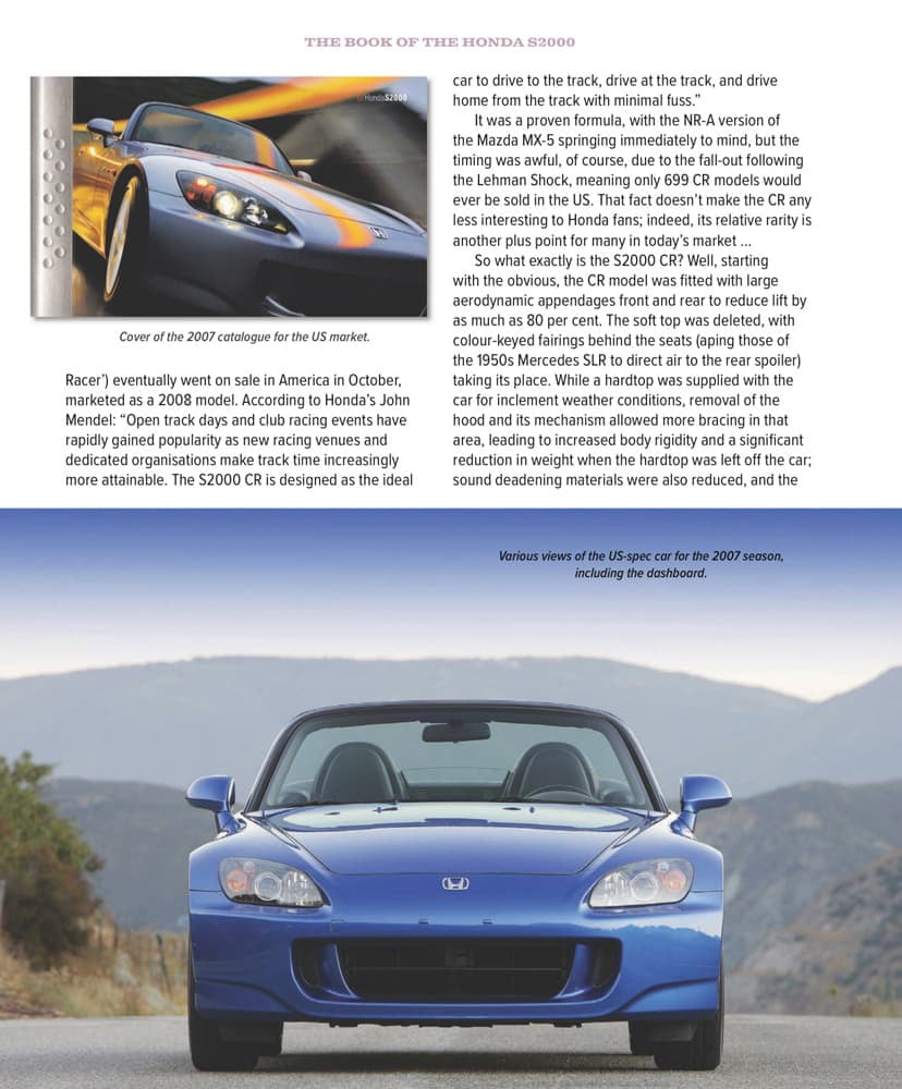 The book of the HONDA S2000