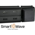 thumbnail image 5 of King Electric RKX2430-RMTX-BLK Rk Radiant Htr 43' Blk, Dbl Carbon Lamp 240V 3000W W/ Rf Remote, 5 of 8