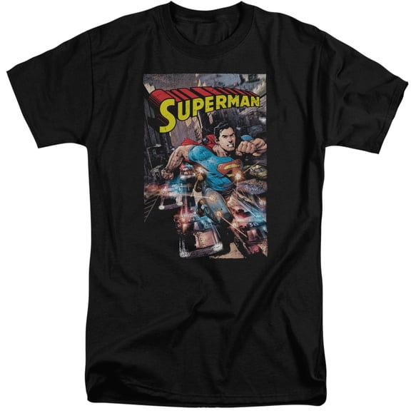 Superman - Action One - Tall Fit Short Sleeve Shirt - XXX-Large