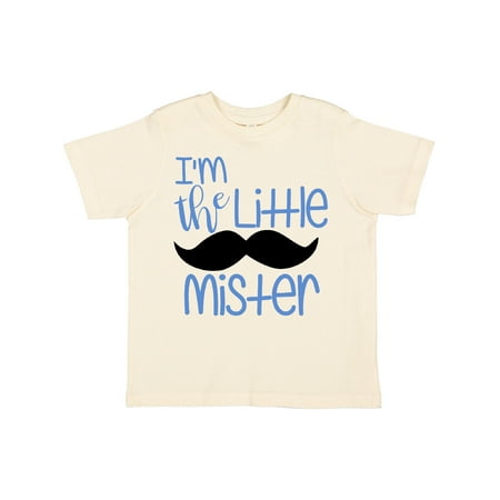 

Inktastic I m the Little Mister with Mustache Gift Toddler Boy Girl T-Shirt
