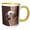 Yellow/White, variant on 3drose, Yellow Labrador Retriever Dog, Adobe Wall - Na02 Zmu0148 - Zandria Muench Beraldo, 15oz Two-tone Yellow Mug