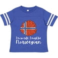 thumbnail image 3 of Inktastic I'm So Cute, I Must Be Norwegian Sunflower Norway Flag Boys or Girls Toddler T-Shirt, 3 of 5