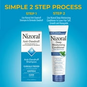 Nizoral Anti-Dandruff Shampoo, 7 oz + Deep Moisturizing Conditioner, 11 oz Bundle