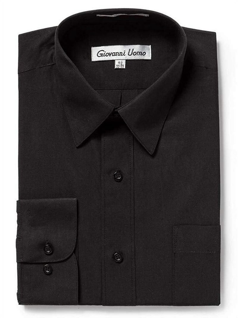 mens dress shirt 22 34 35 Modena Stout Dress Shirt Mens 22 34/35 White Big & Tall Relaxed Fit Long Sleeve