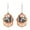 Filigree, variant on FRONT LINEJEWELRY Southwestern roadrunner earrings feature desert scene Southwestern earrings in filigree/hoop/cutout bird/oval designs (Oval)