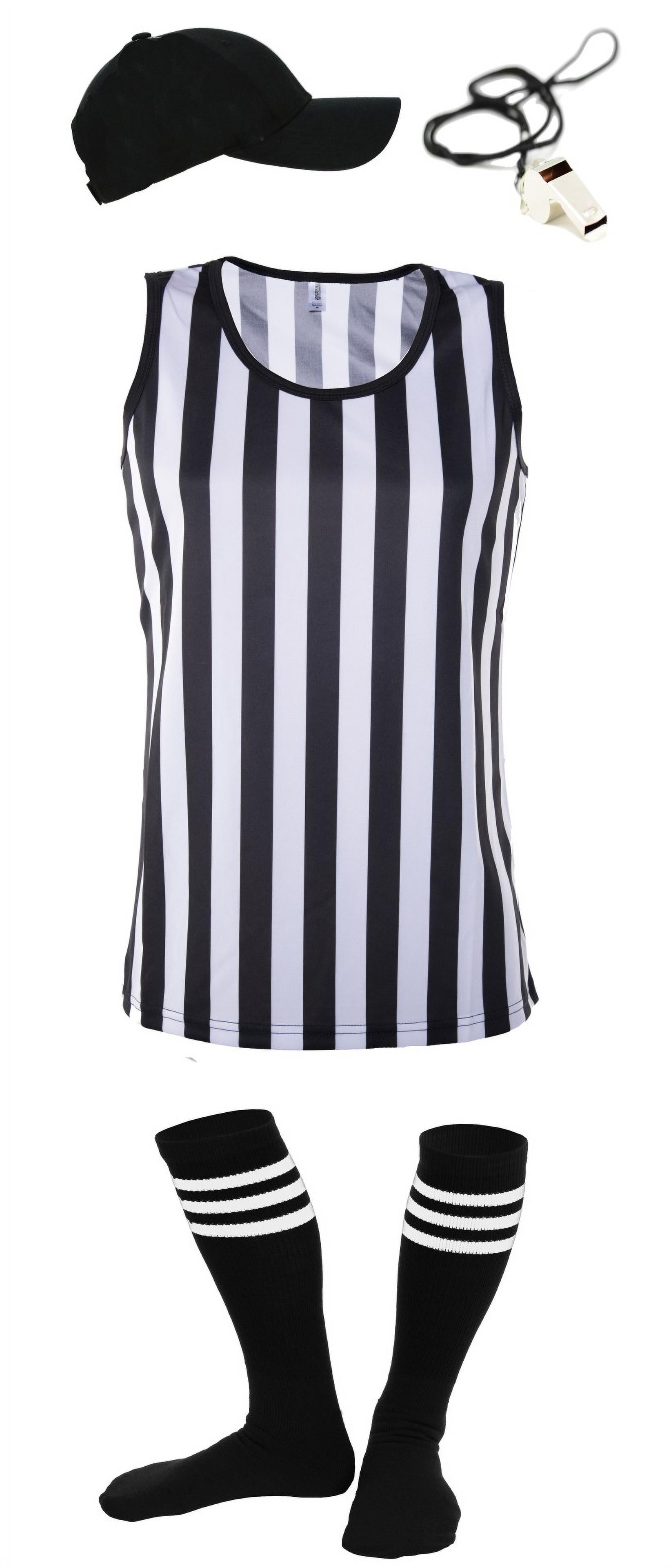 Referee Tank Top for Women Referee Uniform Top for Waitresses