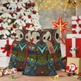 thumbnail image 6 of Naloa Boho Owl Drawstring Christmas Bags, 3D Xmas Gift Bags, Christmas Wrapping Bags, Xmas Goodie Bags, Treat Pouch Bags, Party Favor Bags-Medium, 6 of 9