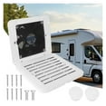 thumbnail image 1 of 12V RV Air Vent Fan RV Ventilation Fan Side Mount Refrigerator Heat Dissipation, 1 of 6