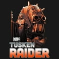 thumbnail image 2 of Girl's Star Wars: The Book of Boba Fett Tusken Raider Outlaw Hunter  Graphic Tee Black Large, 2 of 4