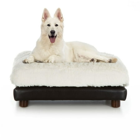 Club Nine Pets Milo Orthopedic Dog Bed  Small  Ivory.