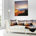 thumbnail image 3 of Designart 18" x 18" Blue Polyester Throw Pillow, 3 of 5