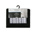 thumbnail image 6 of Mainstays 15-Piece Black & White Stripe Bathroom Set – Shower Curtain, Bath Rugs & Hooks, Modern Washable Polyester, 6 of 6