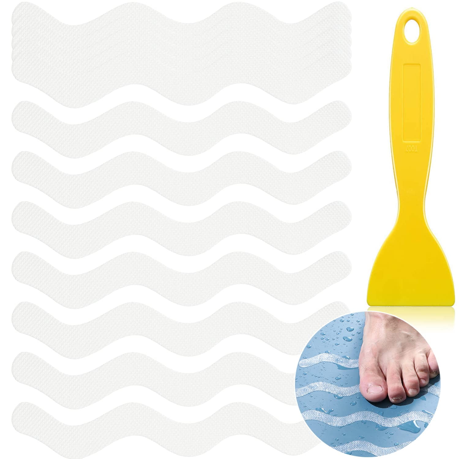 Bath Tub Slip Stickers 24 PCS Safety Shower Floor NonSlip Adhesive