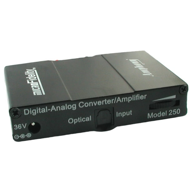DigitaltoAnalog Converter / Amplifier, Model 250 Black, Connects