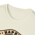 thumbnail image 3 of Adult Womens Retro Groovy Happy Meow-o-ween Black Cat Halloween T-Shirt, 3 of 3