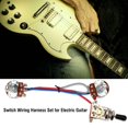 thumbnail image 3 of Juego De Arnés De Cableado De Interruptor De Guitarra Precableado Con Poco Ruido Para Circuito Eléctrico Doble, Adecuado Para Guitarra Eléctrica, 3 of 7